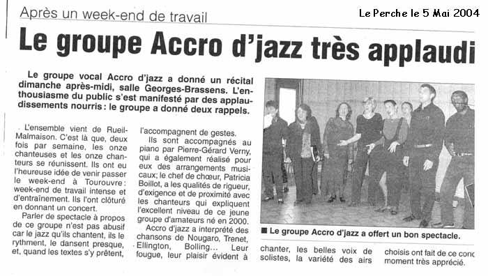 "Le Perche" 5 Mai 2004